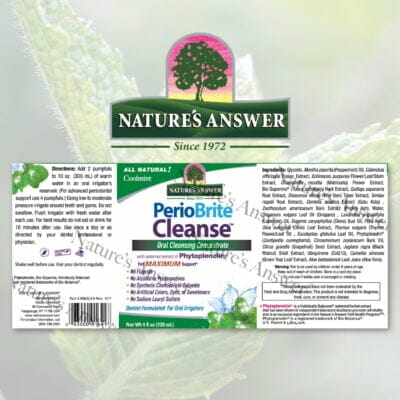 natures answer periobrite cleanse ingredients