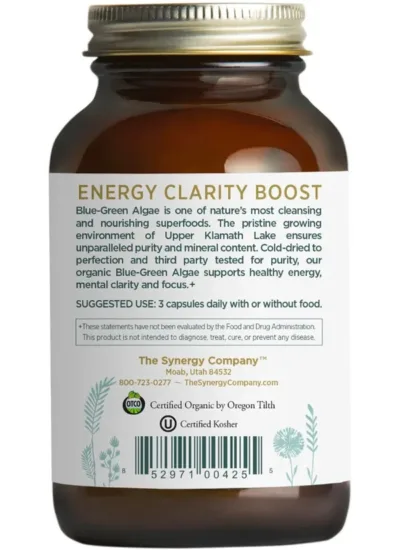 pure synergy blue green algae 90 capsules directions